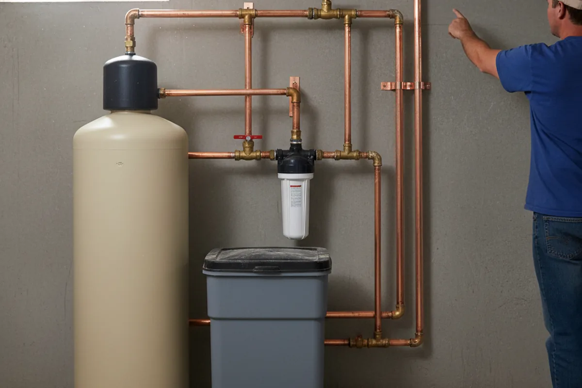 Whole-house water treatment system installed in Hopewell